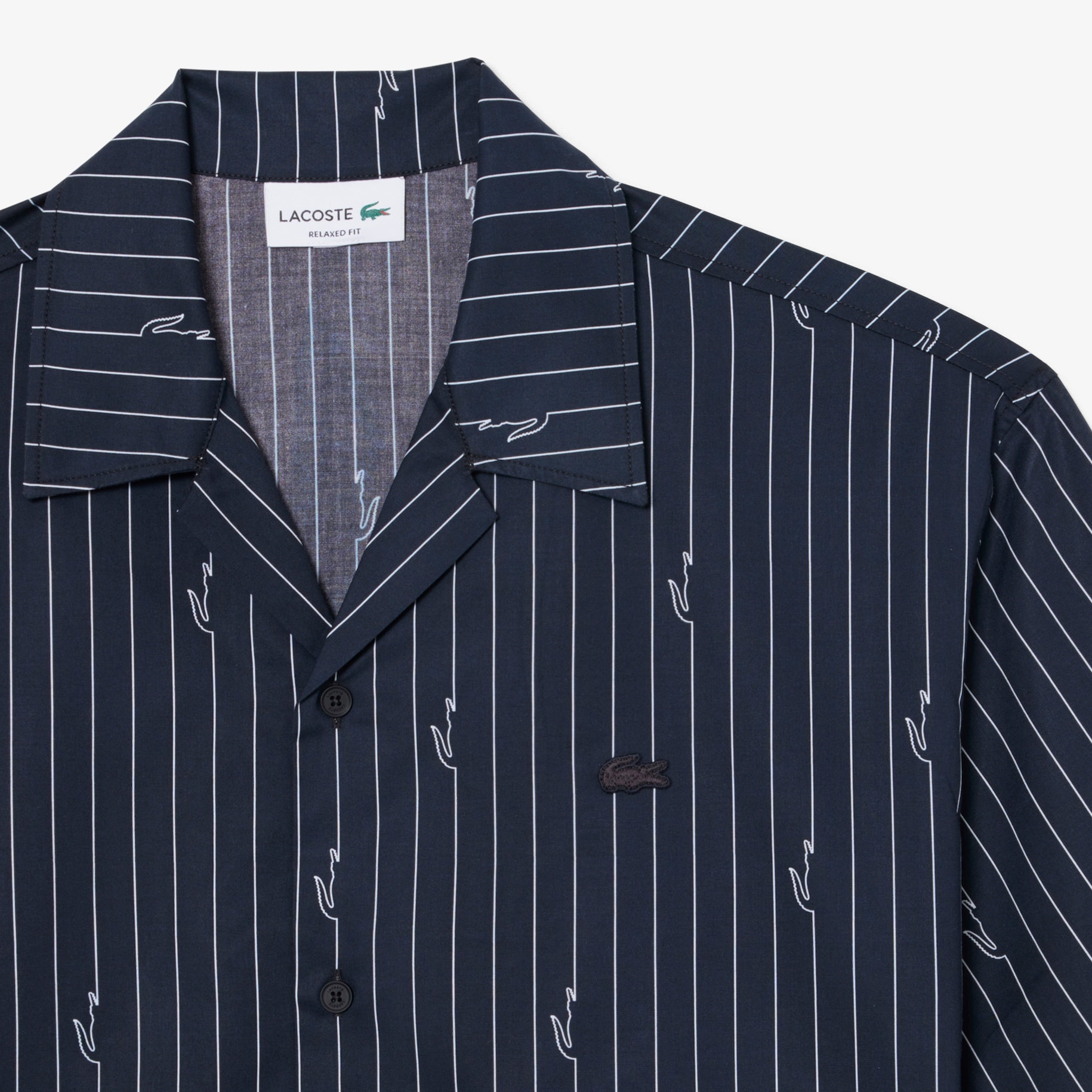 Kemeja Relaxed Fit Twill Print image number 4