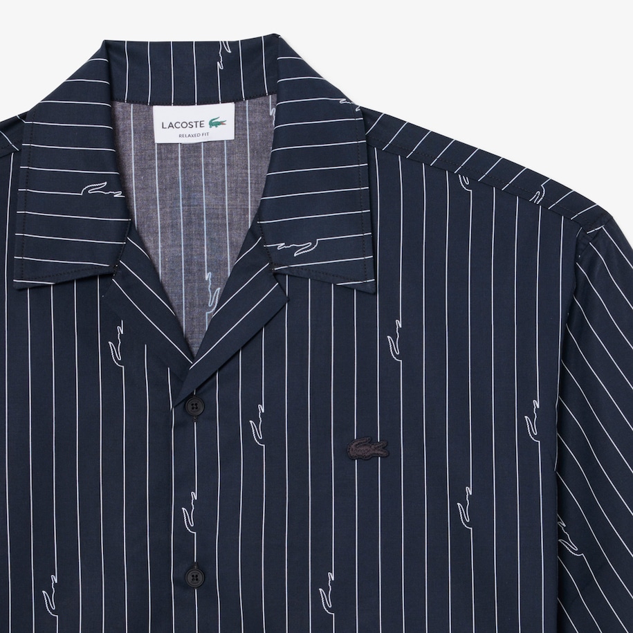 Kemeja Relaxed Fit Twill Print image number 4