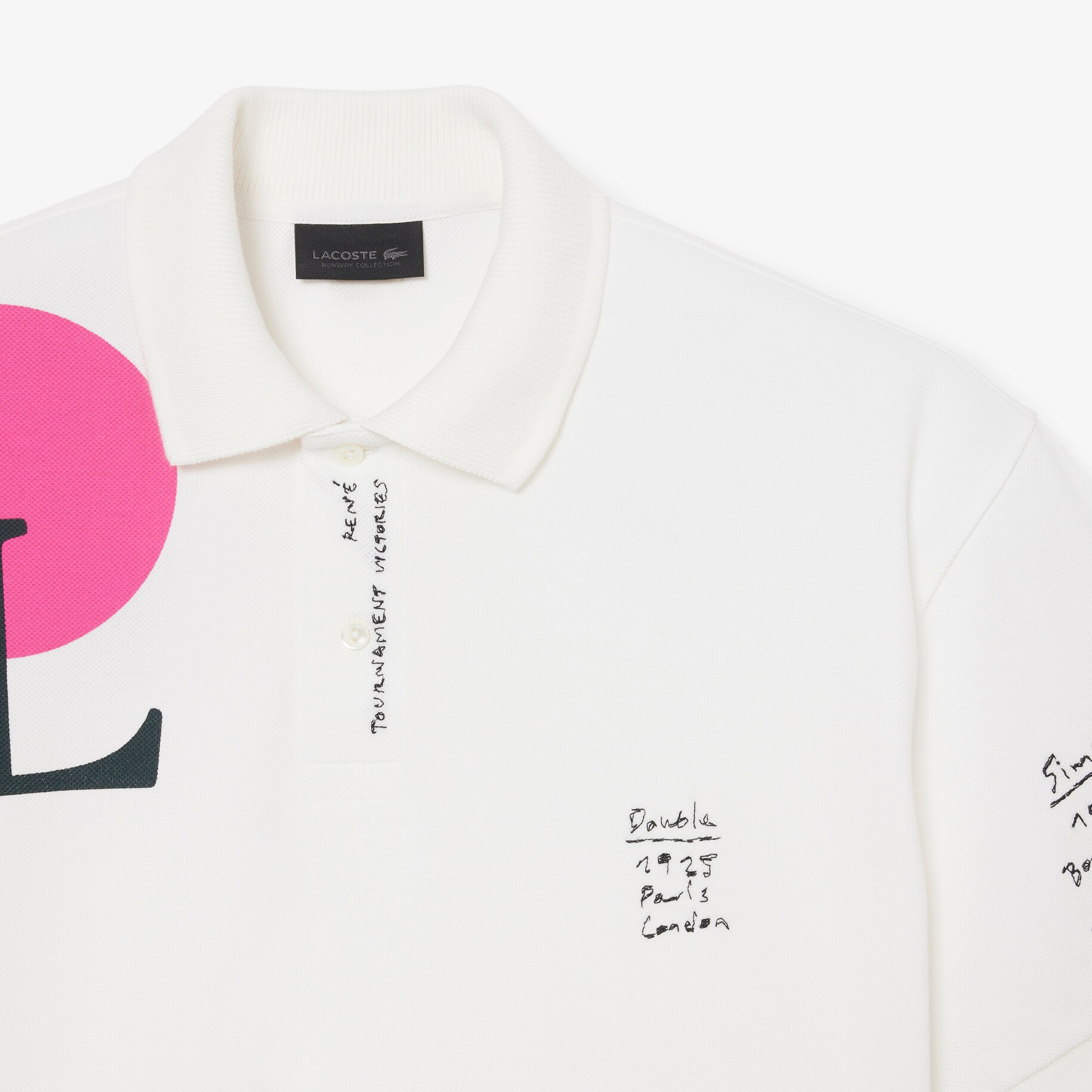 Kaos Polo Graphic Piqu&eacute; Loose Fit Runway image number 5