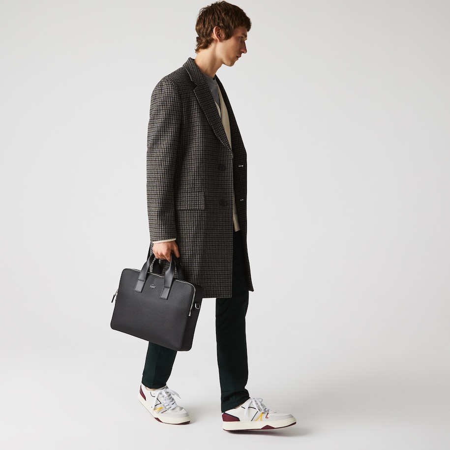 Men's Chantaco Matte Piqu&eacute; Leather Computer Bag image number 0