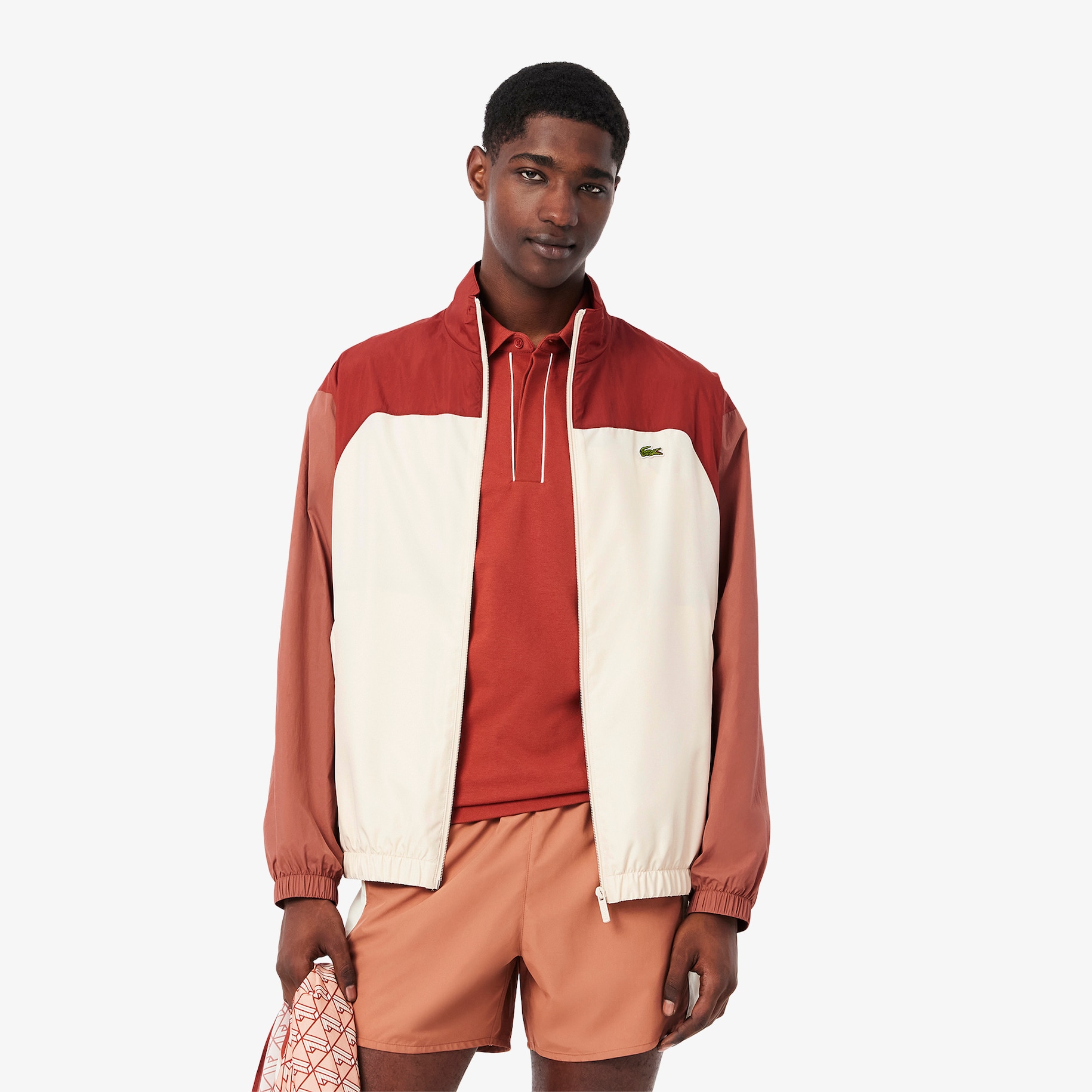 Water-Repellent Colour-Block Track Jacket image number 0
