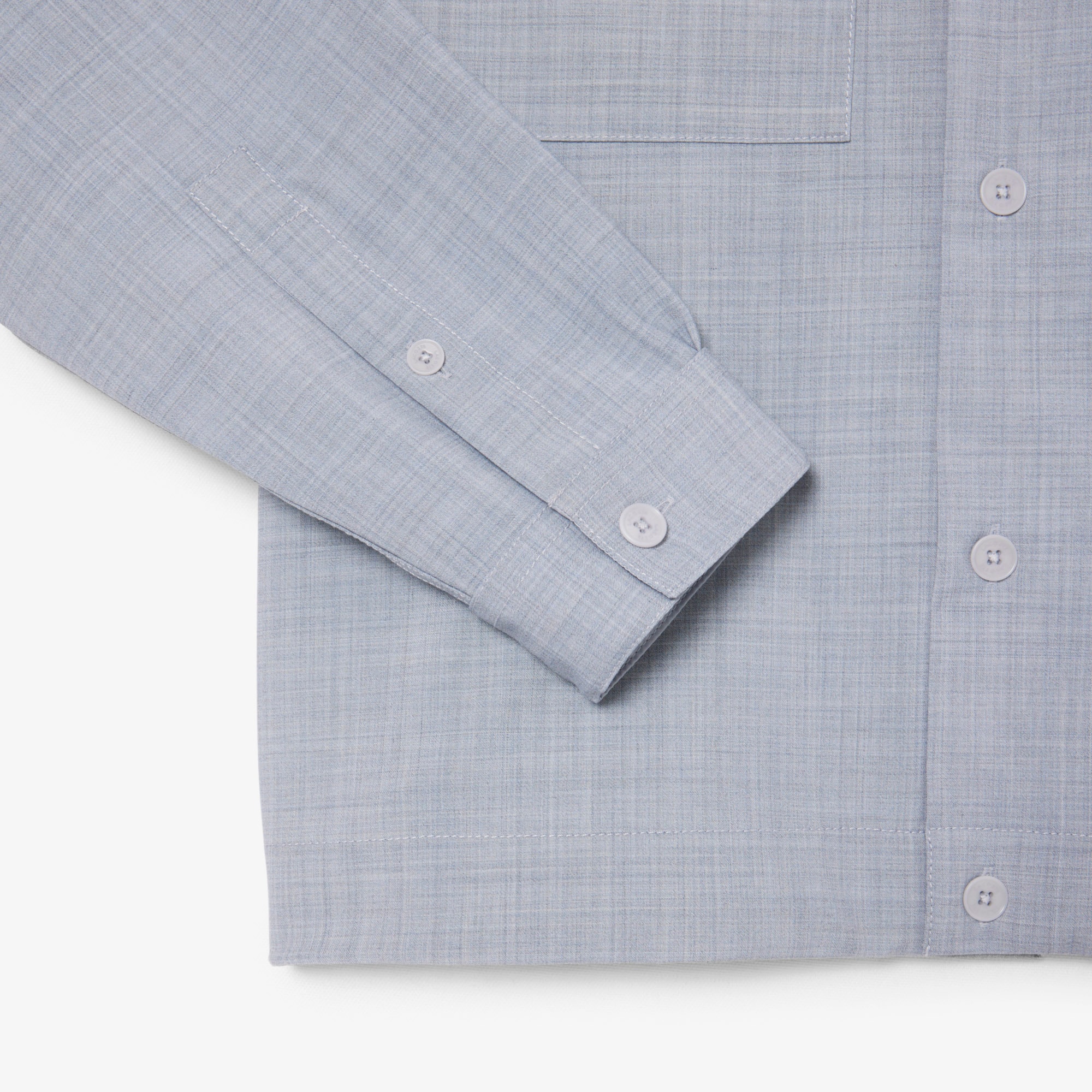 Kemeja Overshirt Blend Oversized Wool image number 6