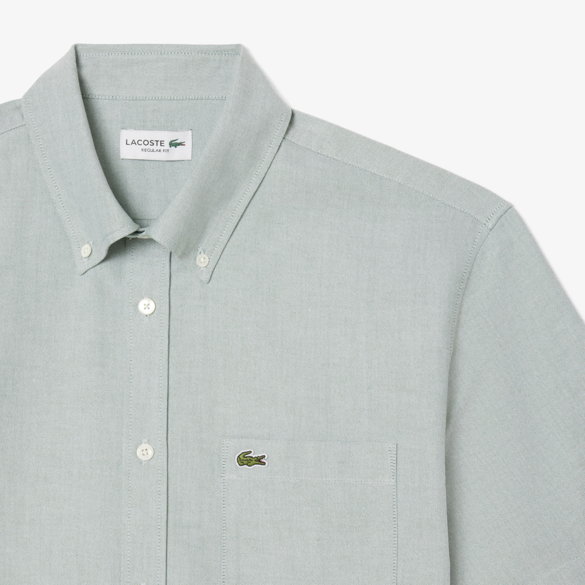 Regular Fit Short Sleeved Oxford Shirt image number 4