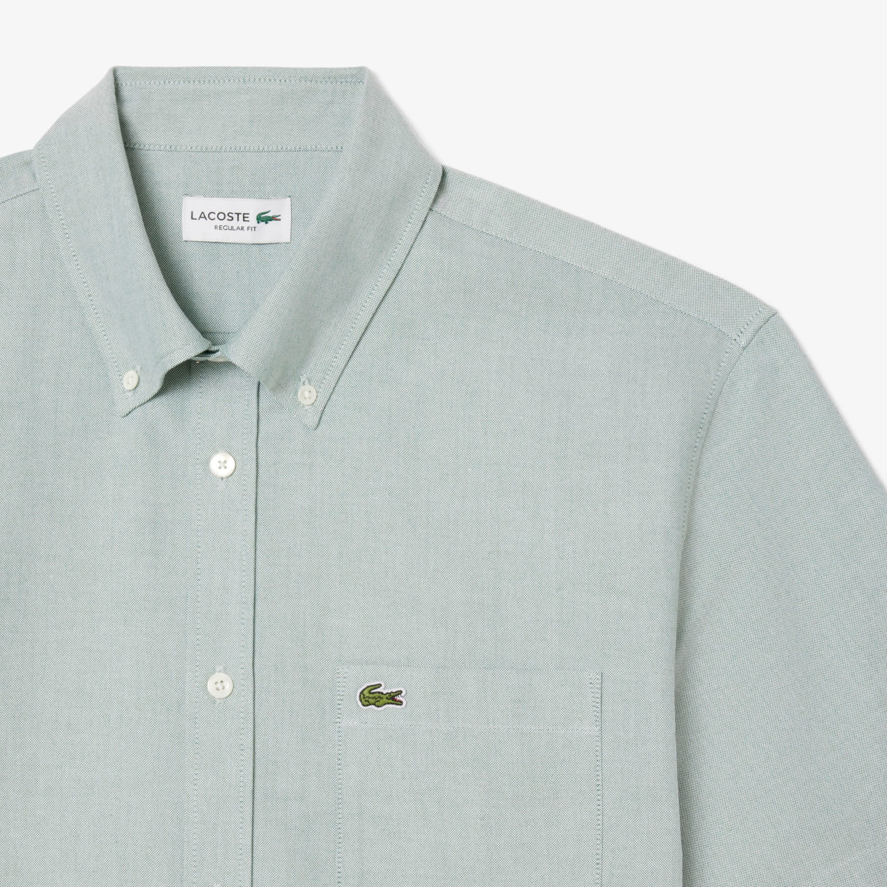 Regular Fit Short Sleeved Oxford Shirt image number 4