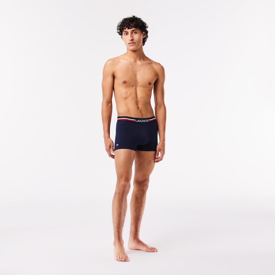 3-Pack Tricolor Waist Trunks - BLUE image number 0