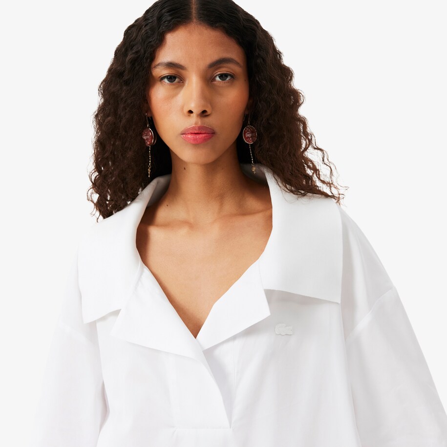 Playsuit Poplin Kerah Polo Runway image number 1