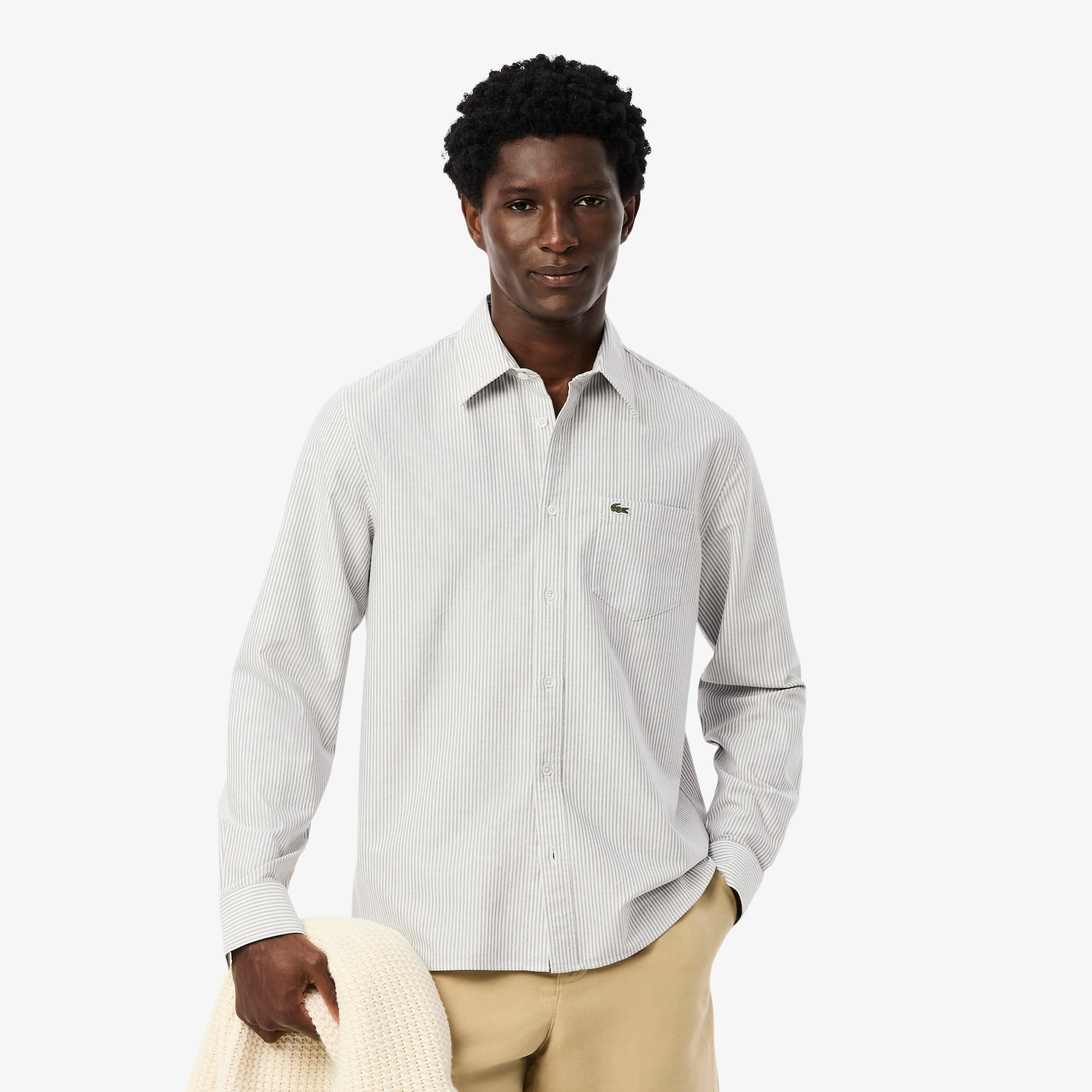 Regular Fit Striped Oxford Shirt image number 0