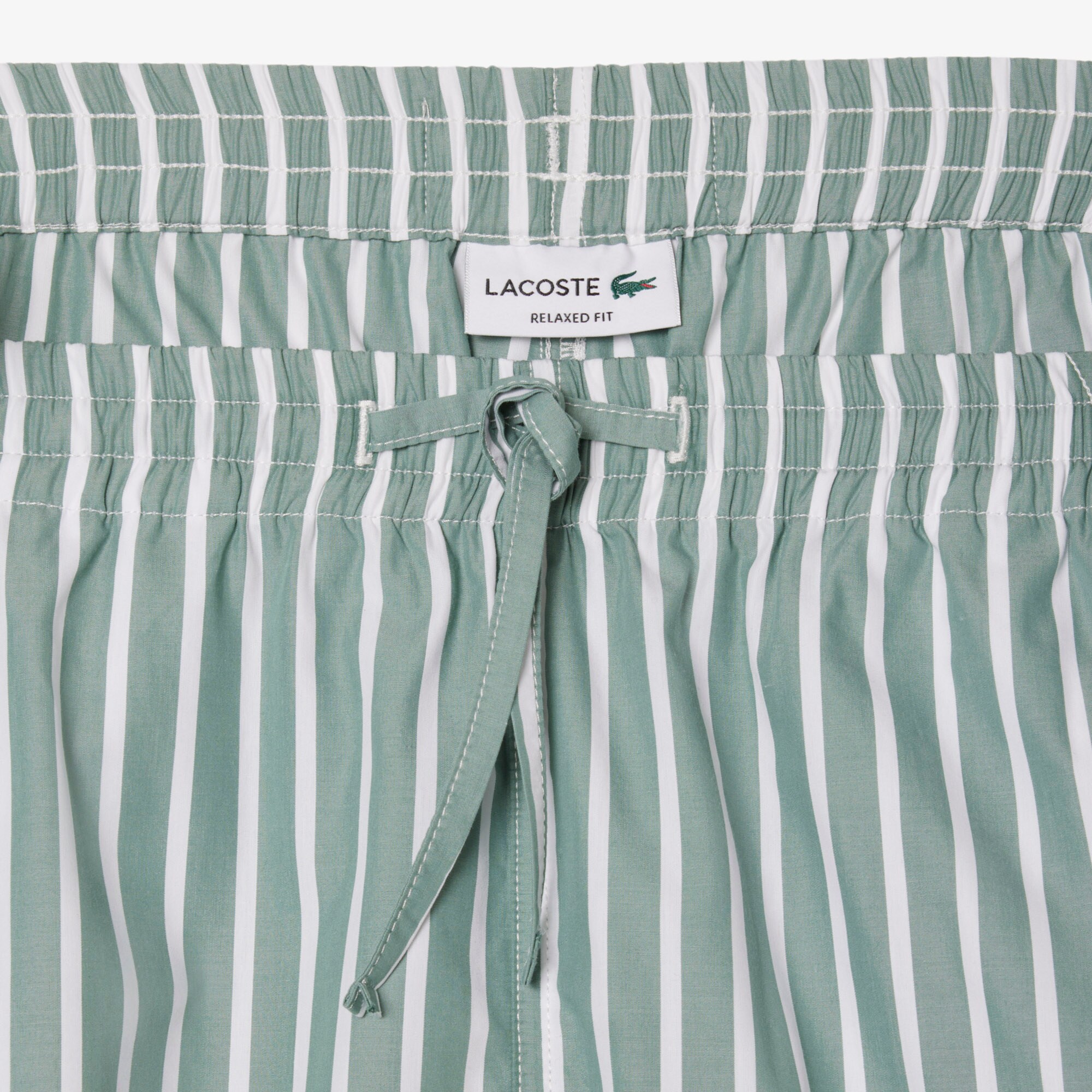 Celana Pendek Bergaris Relaxed Fit image number 6