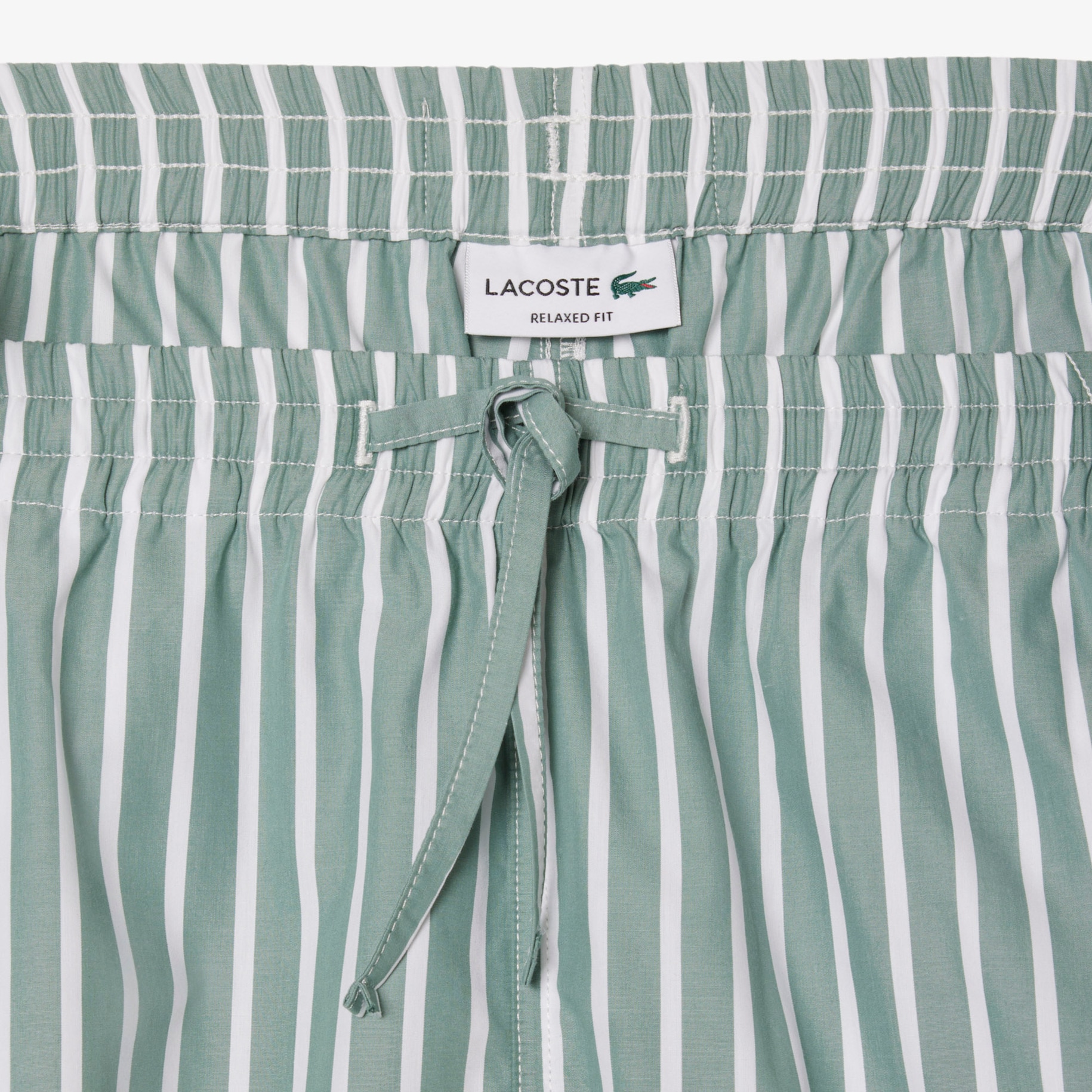 Celana Pendek Bergaris Relaxed Fit image number 6