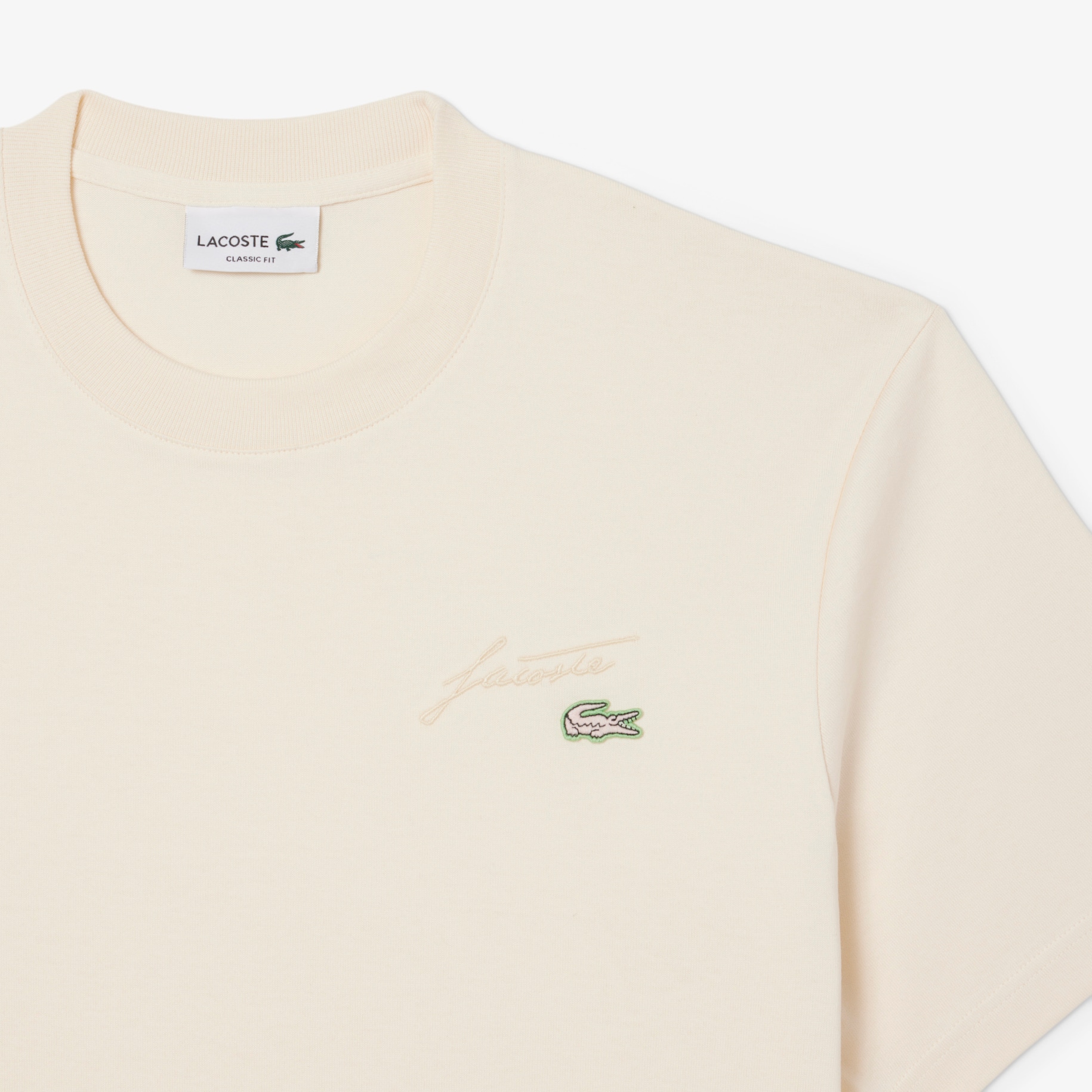 Heavy Jersey Embroidered Signature T-shirt image number 4