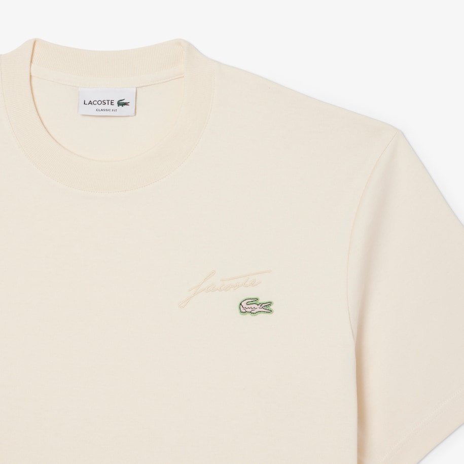 Heavy Jersey Embroidered Signature T-shirt image number 4