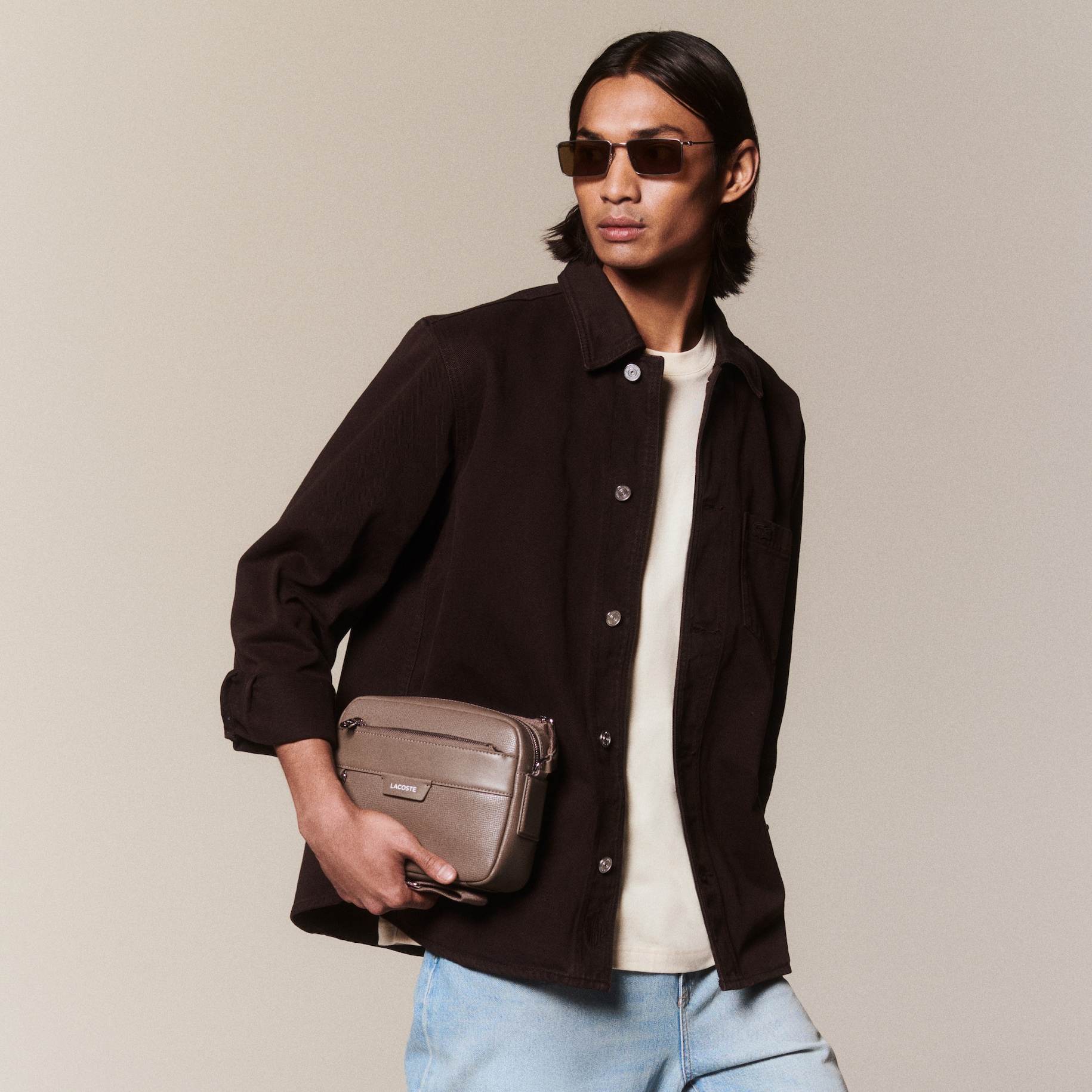 Ossian Leather Reporter Bag image number 5