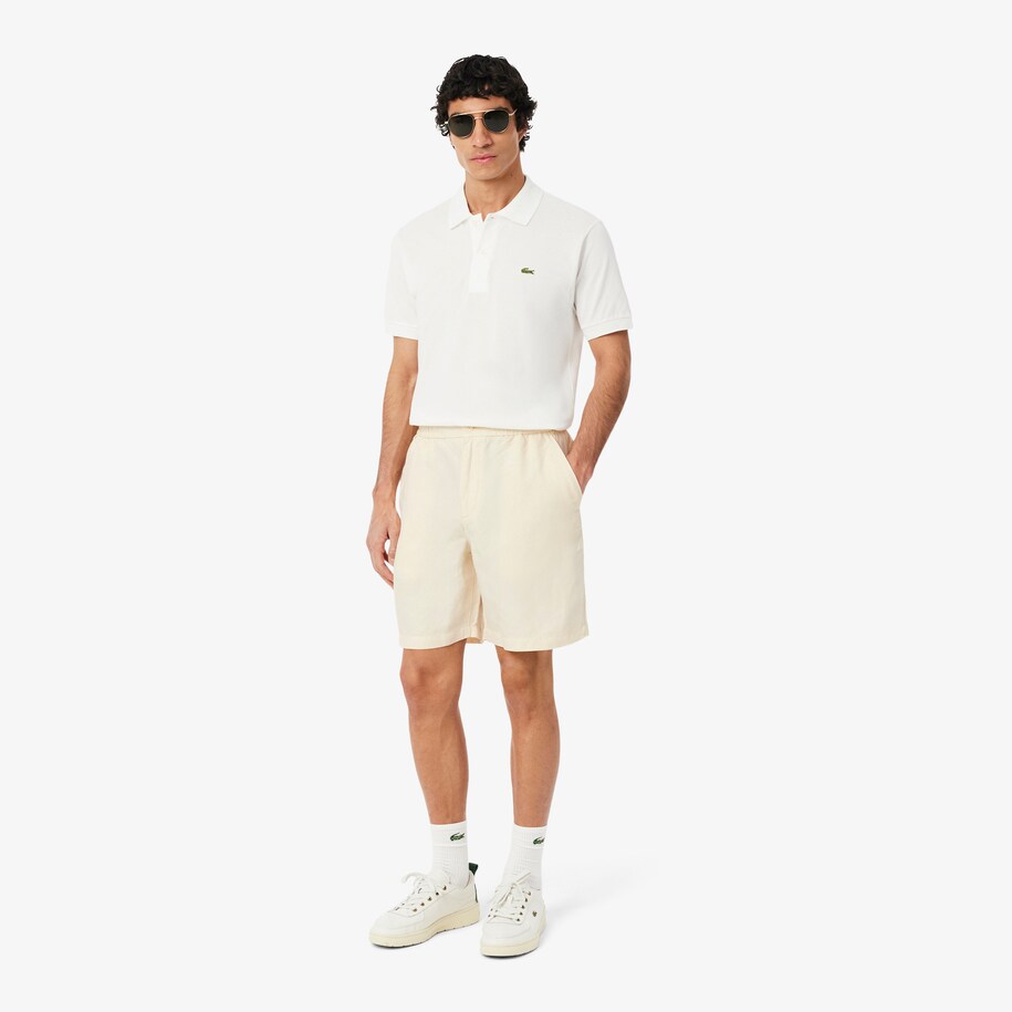 Celana Pendek Regular Fit Blend Twill Linen image number 0