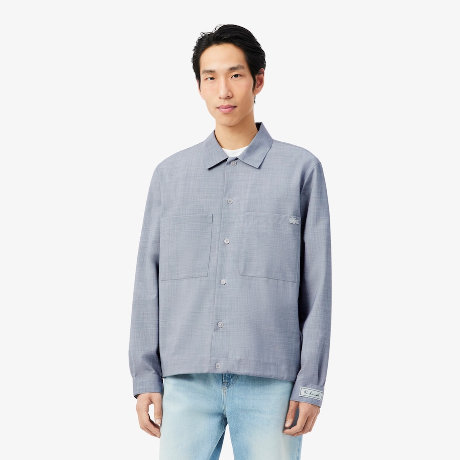 Kemeja Overshirt Blend Oversized Wool image number 0