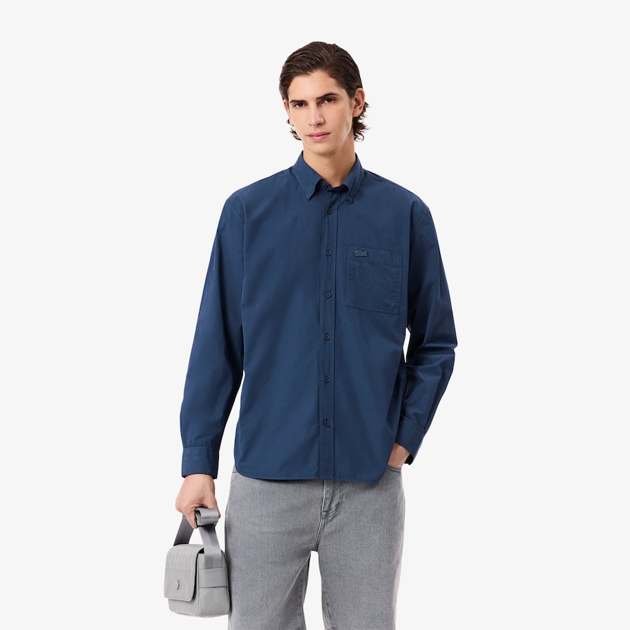 Lightweight Relaxed Fit Poplin Shirt image number 0