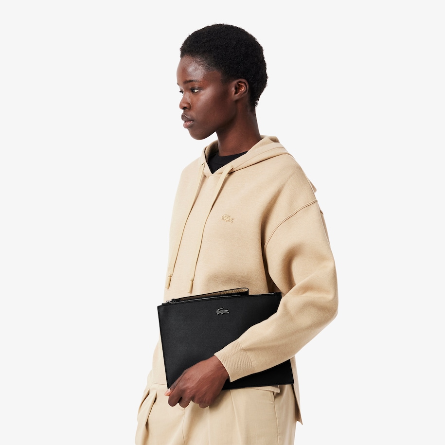 Anna Coated Piqu&eacute; Canvas Pouch image number 6