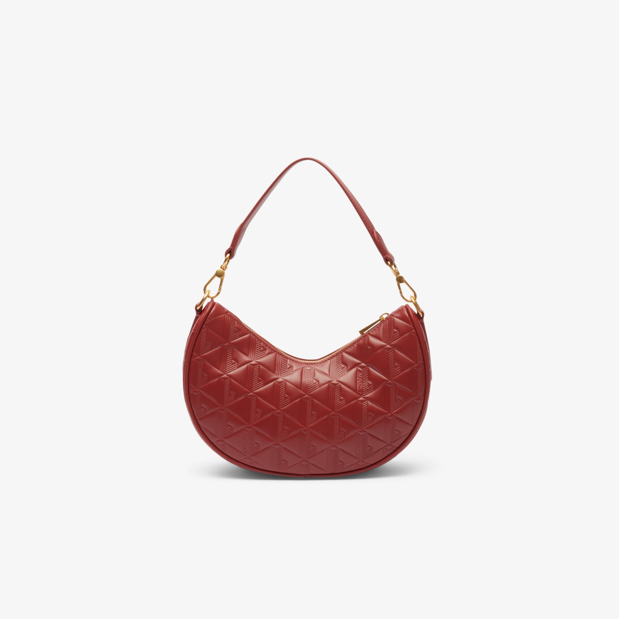 Maheki Embossed Leather Half Moon Purse image number 1