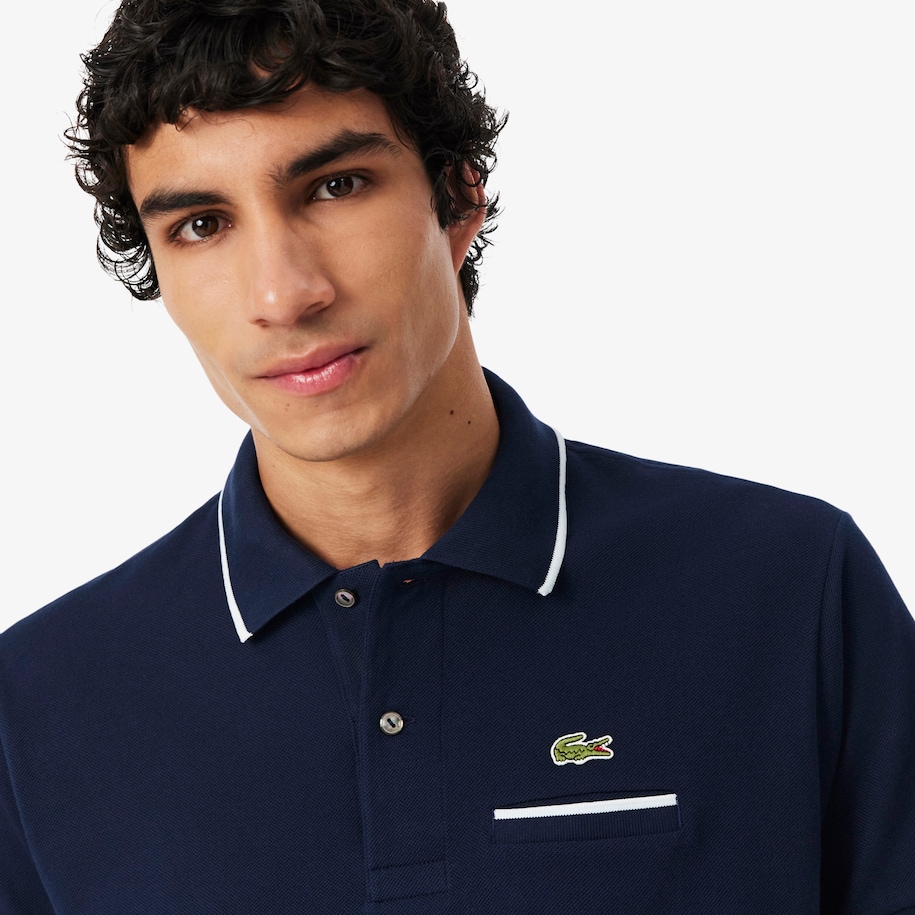Kaos Polo L.12.12 Classic Fit Bermotif Kantong image number 1