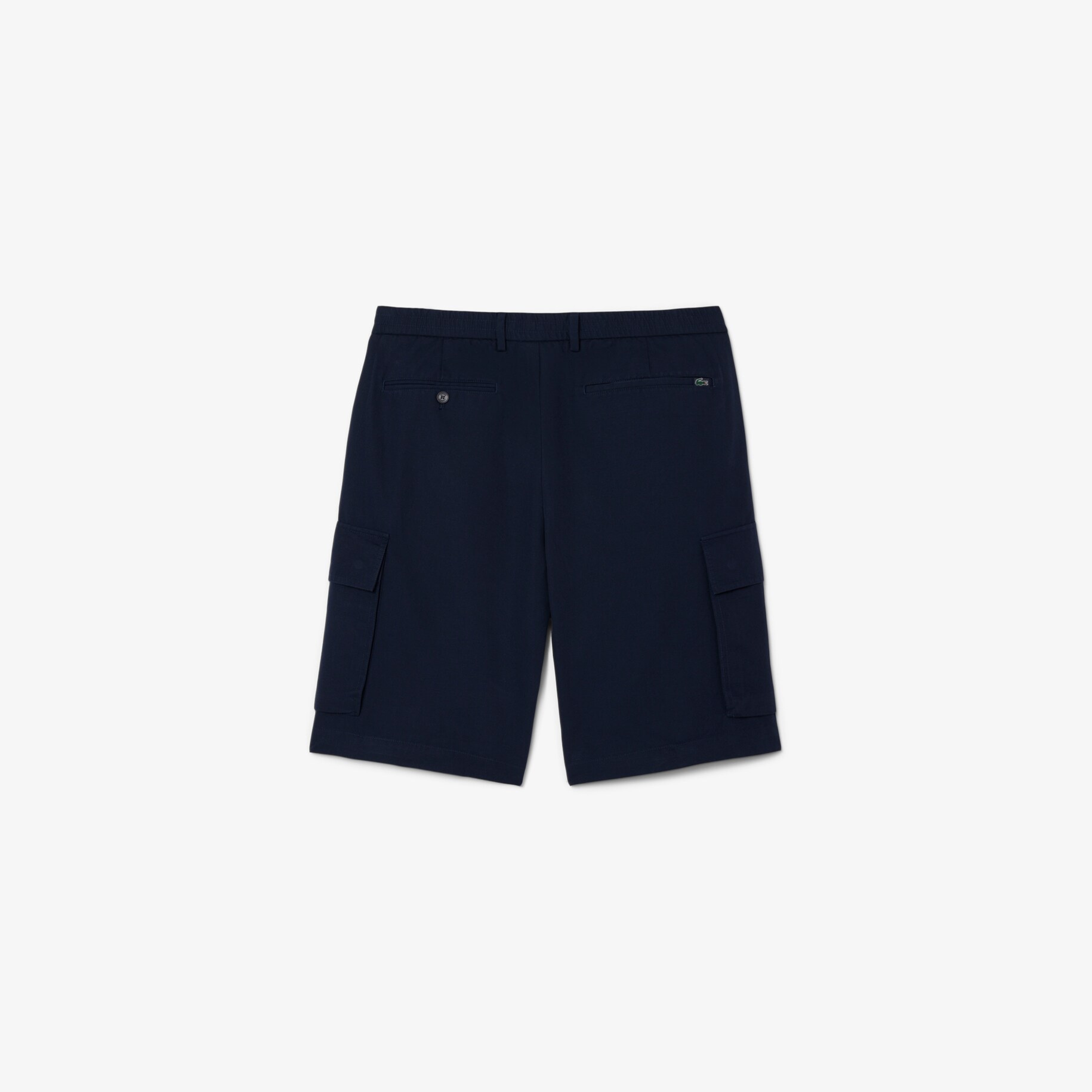 Men's Relaxed Fit Cotton And Linen Twill Cargo Bermudas image number 1