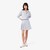 Rok Pleated Poplin Short Striped image number 0