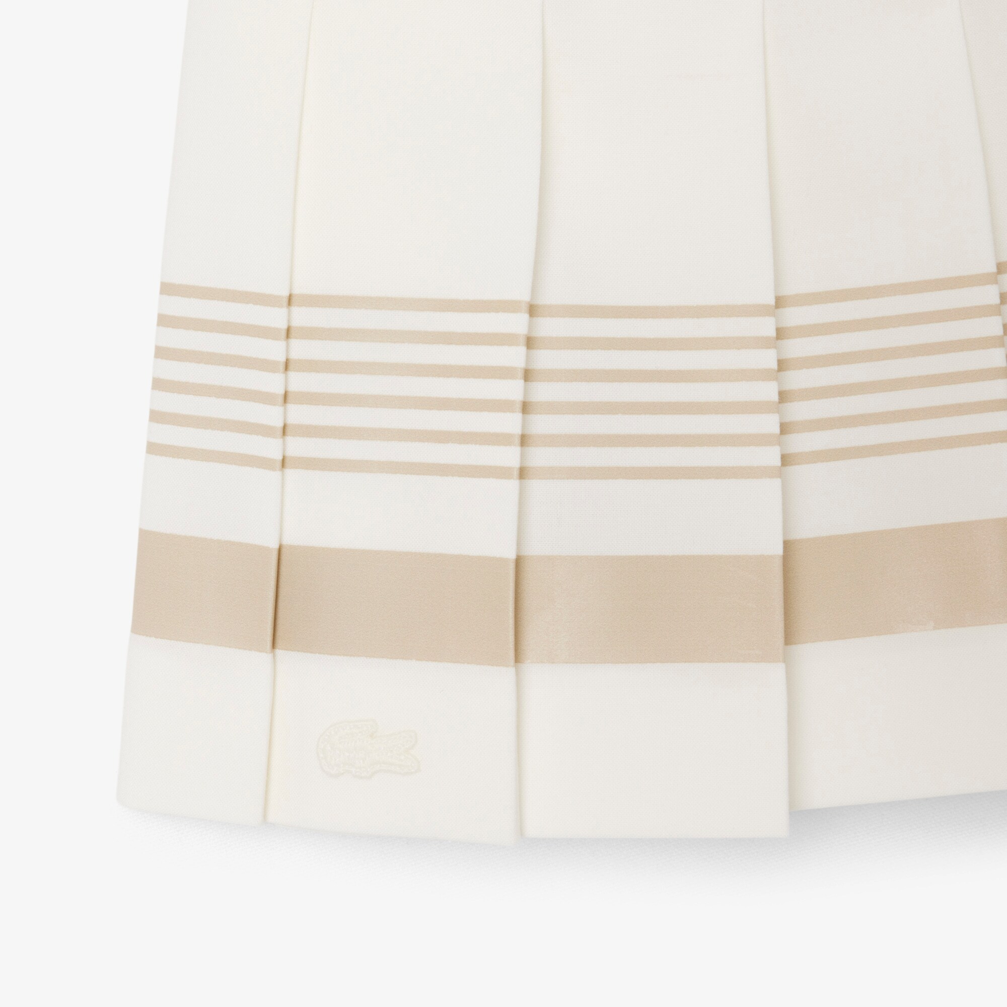 Rok Pendek Pleated Campuran Wol Murni Runway image number 6