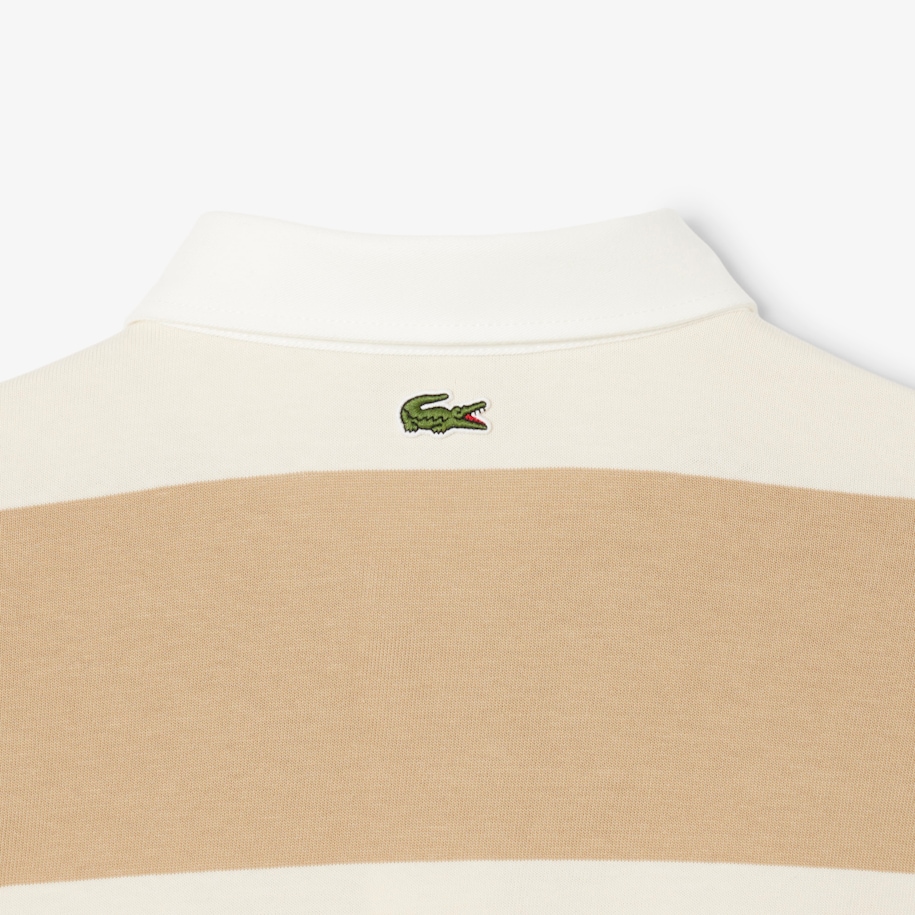 Relaxed Fit Striped Rugby Polo Shirt image number 5