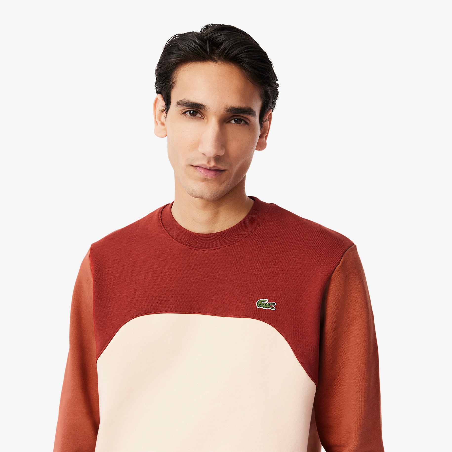 Sweatshirt Katun Fleece Blok-Warna image number 1