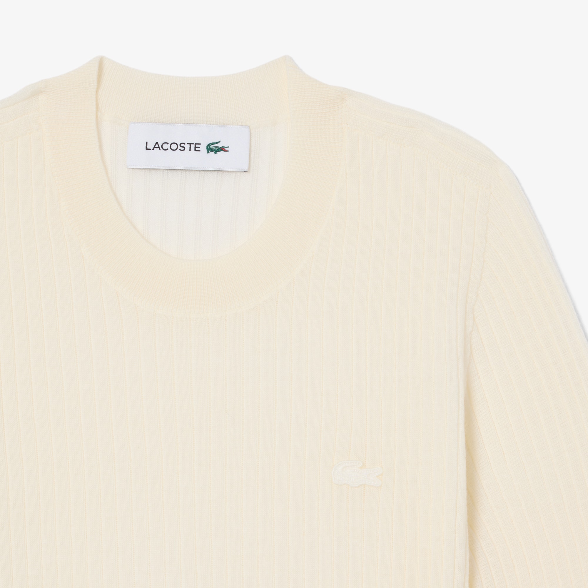 Sweater Merino Wool Rib Knit Lengan Pendek image number 4