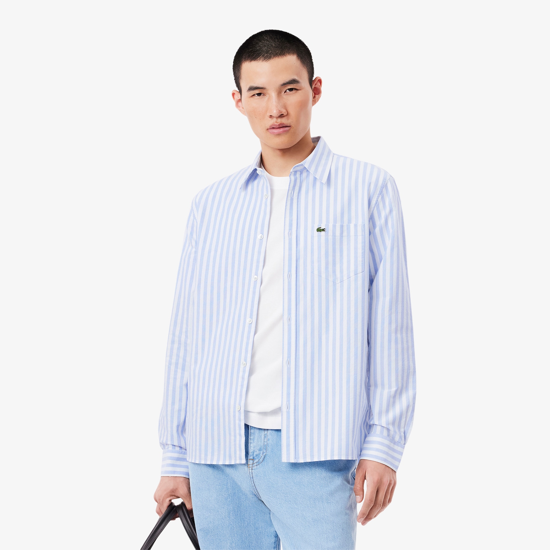 Regular Fit Striped Oxford Shirt image number 0