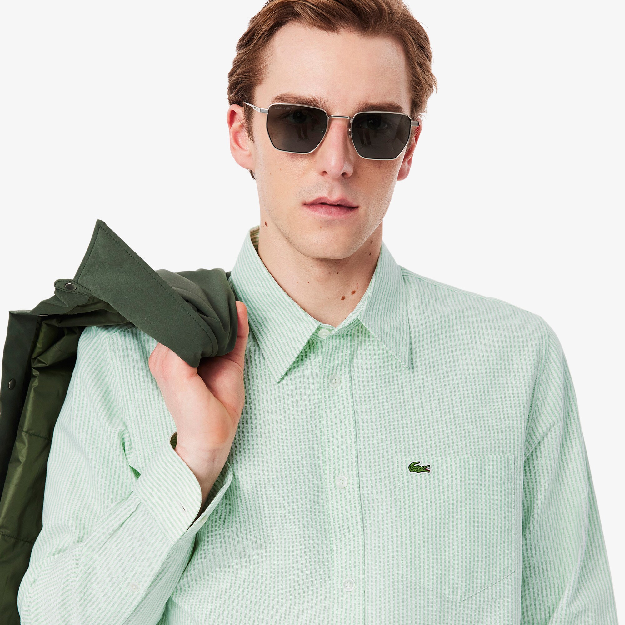 Regular Fit Striped Oxford Shirt image number 1