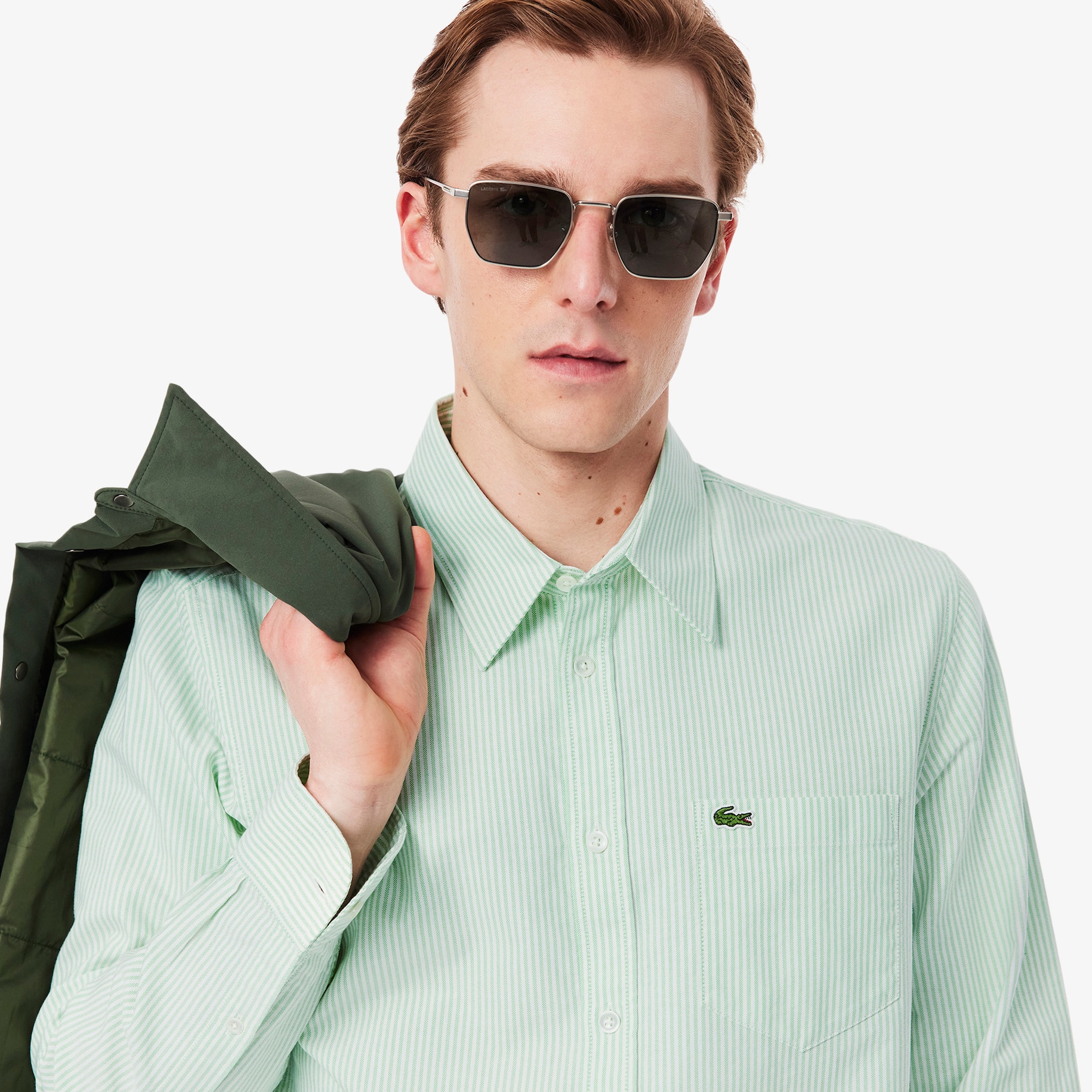 Regular Fit Striped Oxford Shirt image number 1