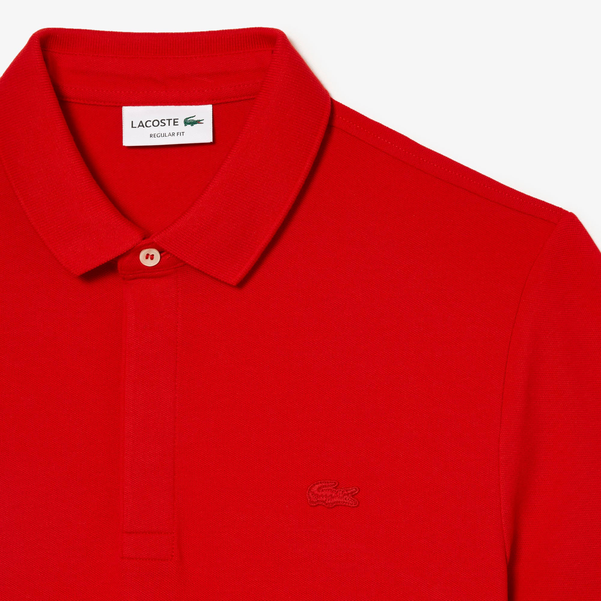 Men's Lacoste Paris Polo Shirt Regular Fit Stretch Cotton Piqu&eacute; image number 5