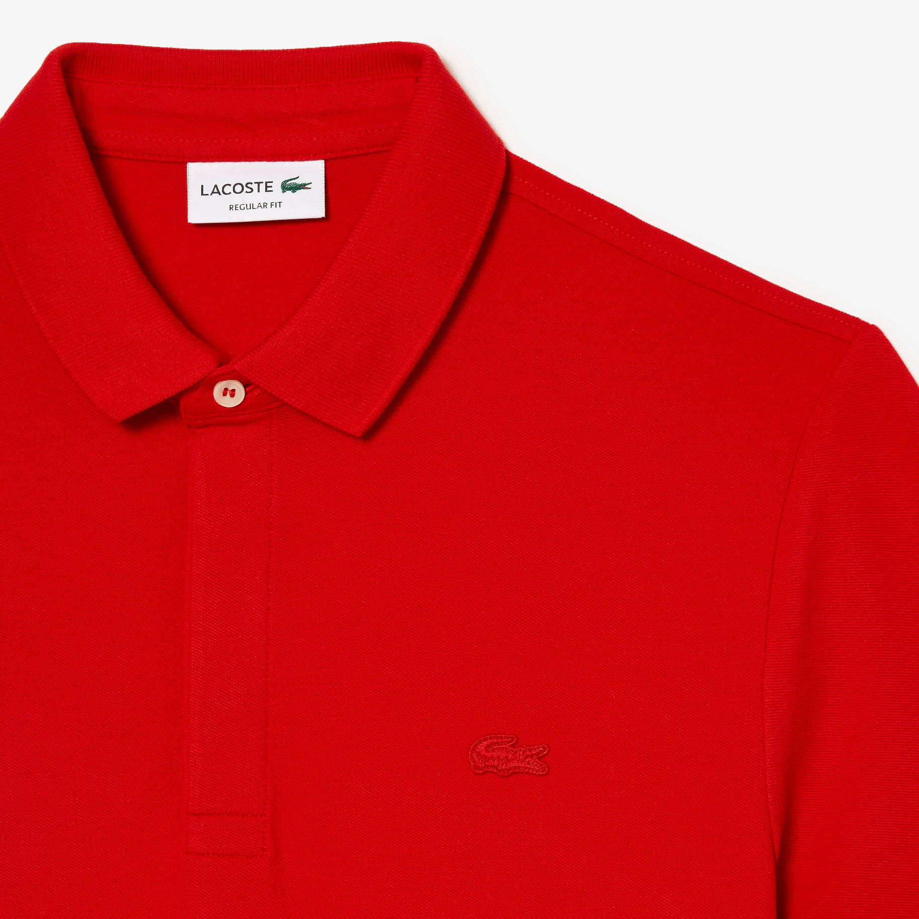 Men's Lacoste Paris Polo Shirt Regular Fit Stretch Cotton Piqu&eacute; image number 5
