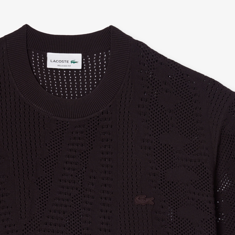 Sweater Pria Relaxed Fit Lengan Pendek Printed image number 4