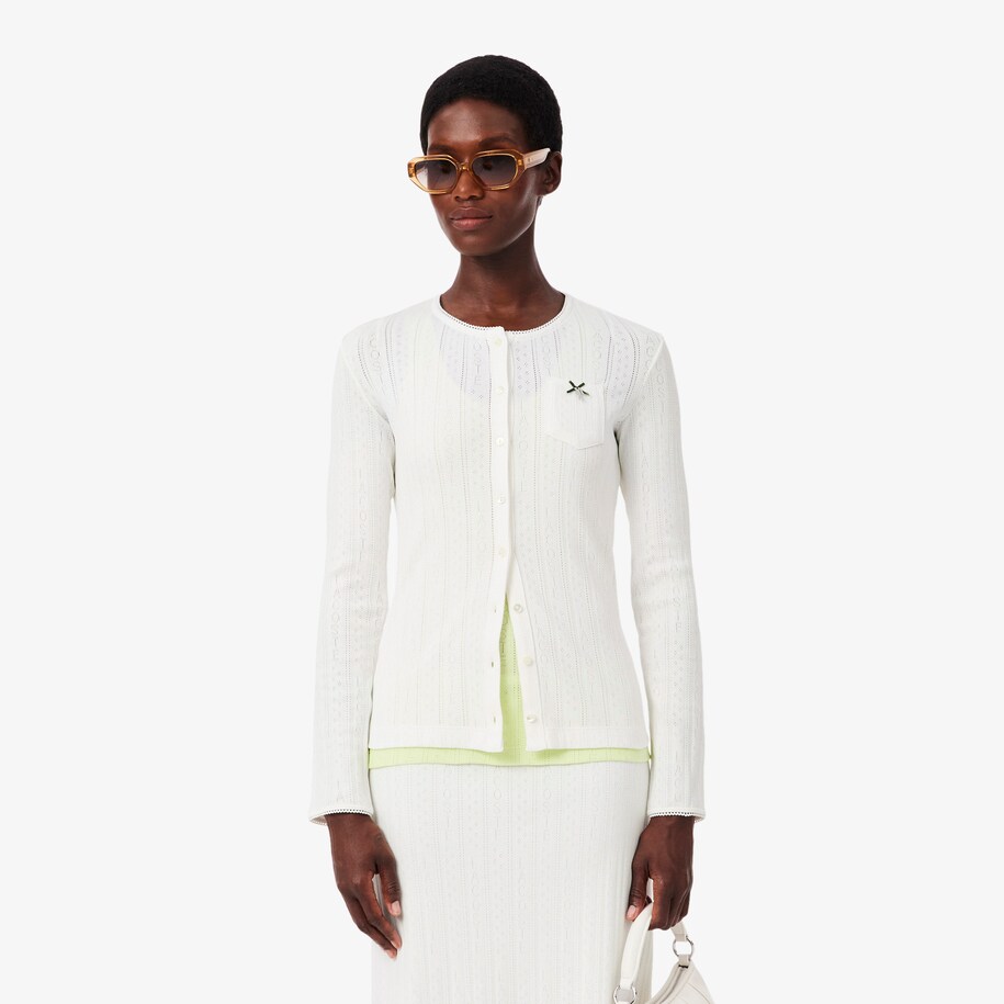 Cardigan Pointelle Slim Fit image number 0