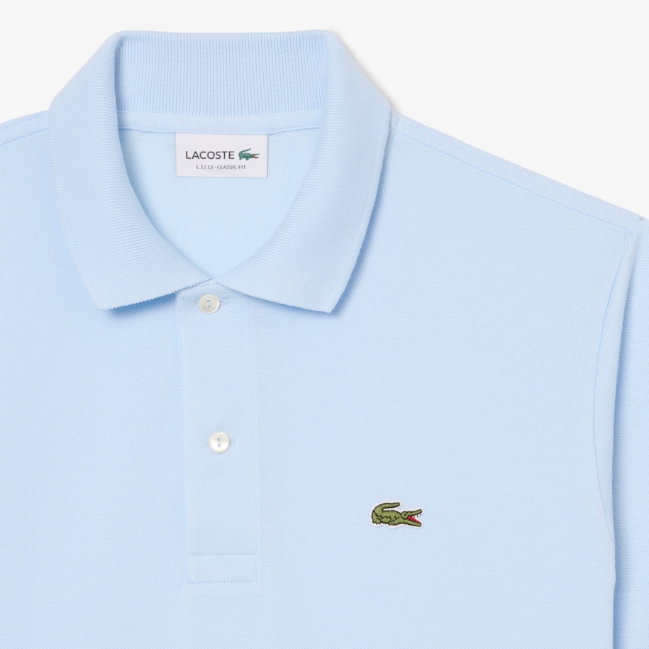 Original L.12.12 petit piqu&eacute; cotton Polo Shirt - GREEN image number 5