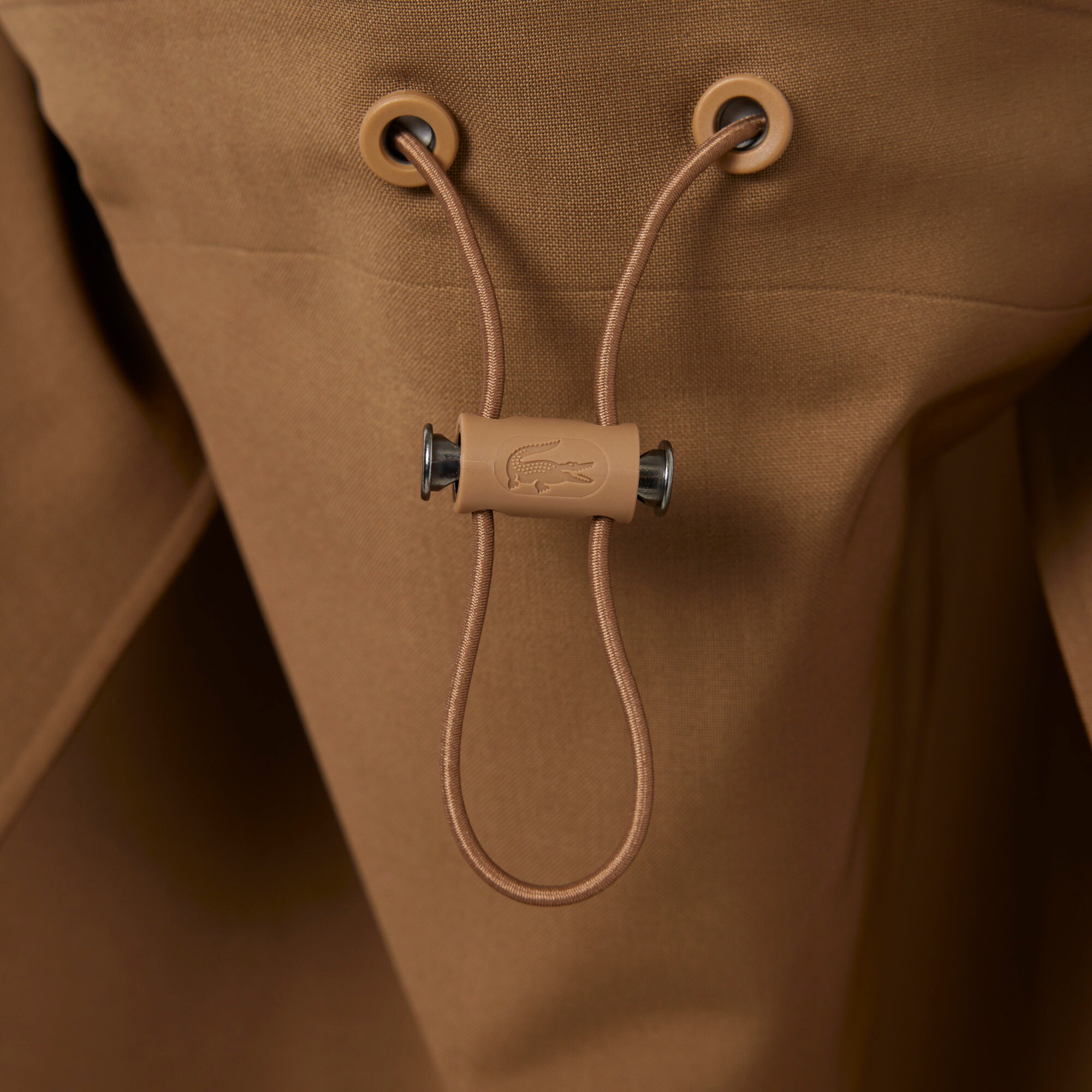 Jaket Windbreaker Campuran Wol Runway image number 8