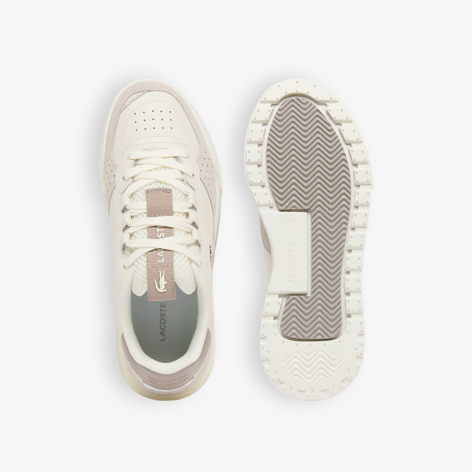 Sepatu Sneakers Wanita Lacoste Slam Break Kulit image number 3