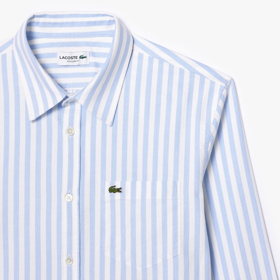 Regular Fit Striped Oxford Shirt image number 4