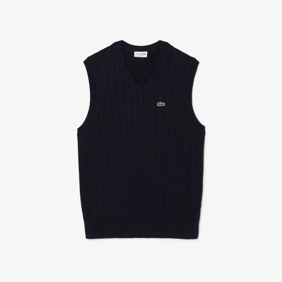 Rompi Sweater Katun Rajutan Kabel image number 3