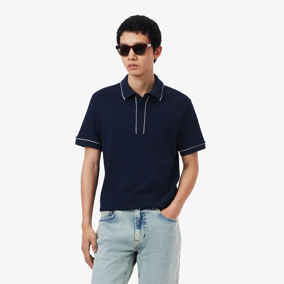 Regular Fit Paris Stretch Piqu&eacute; Polo Shirt image number 0
