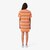 Striped Mesh Knit T-shirt Dress image number 2