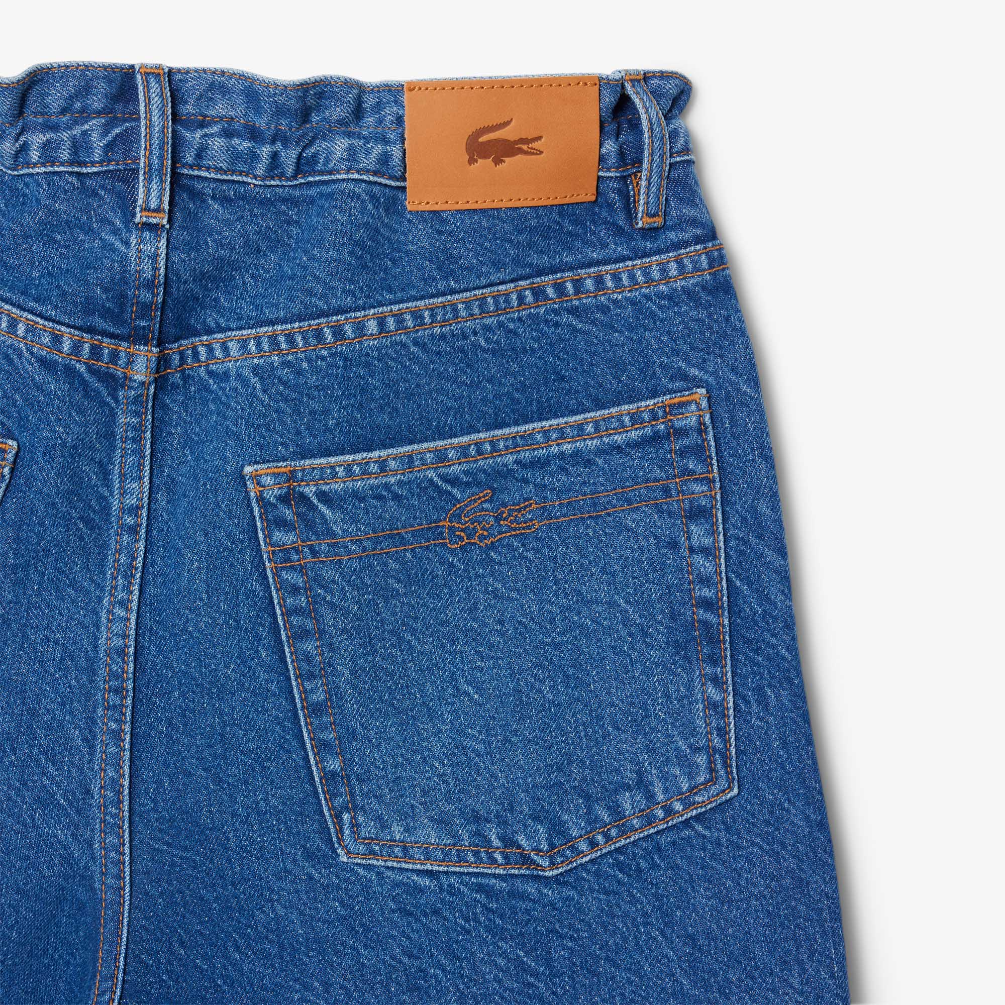 Wide Leg Denim Pants image number 5