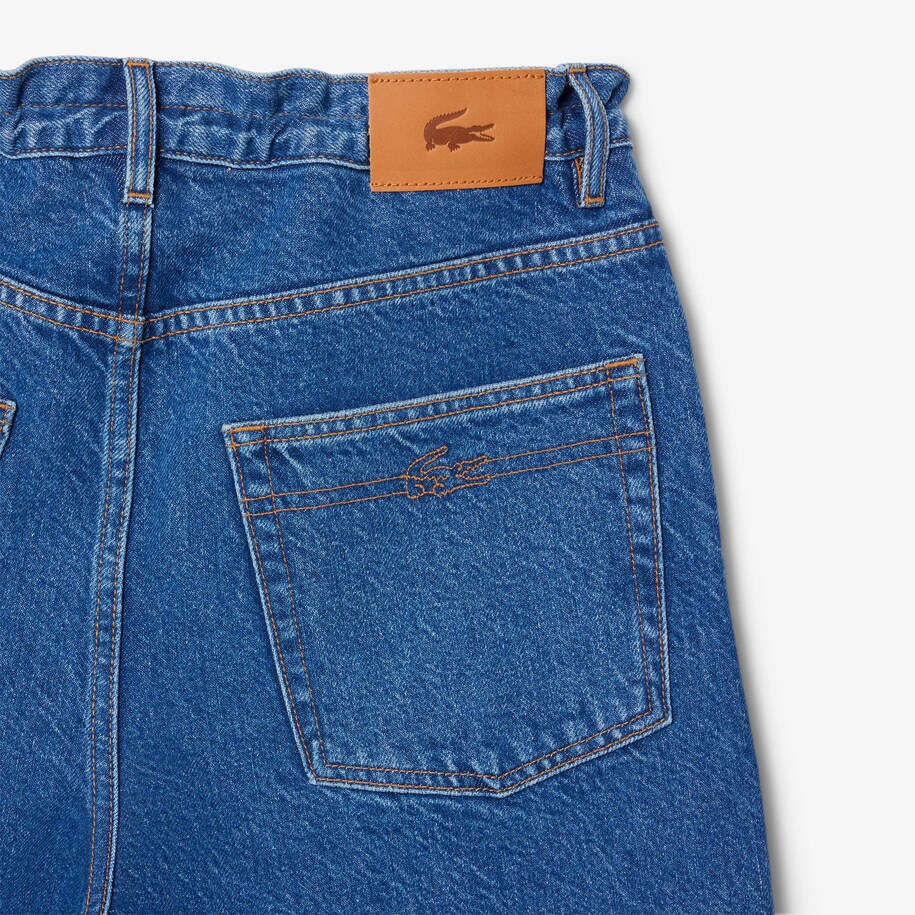Wide Leg Denim Pants image number 5