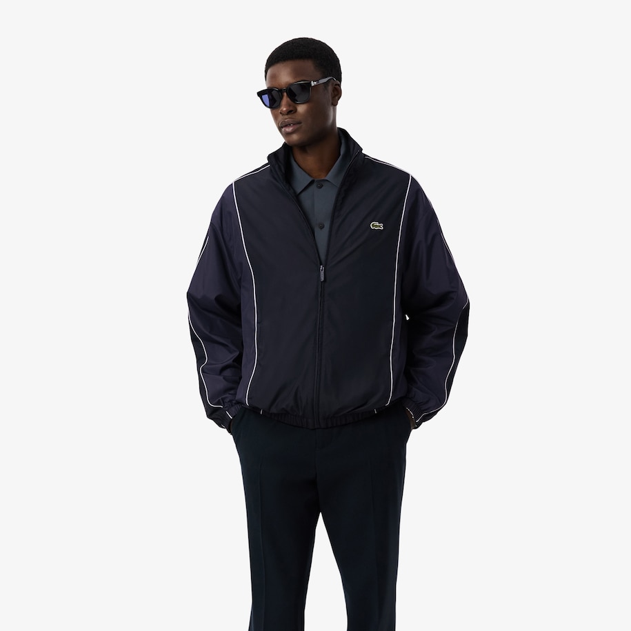 Jaket Track Colour-Block Water-Repellent image number 0