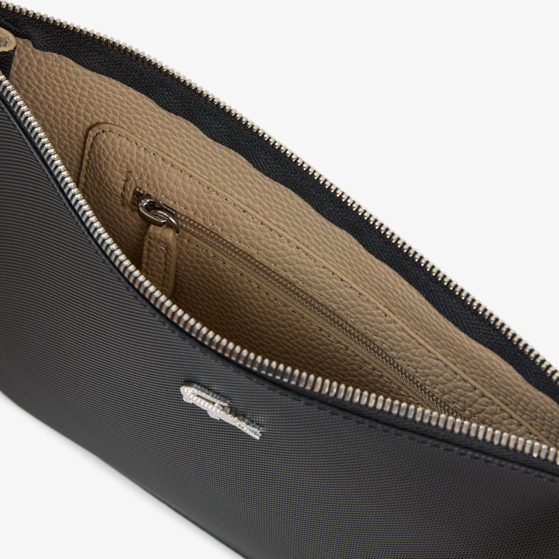 Anna Coated Piqu&eacute; Canvas Pouch image number 4