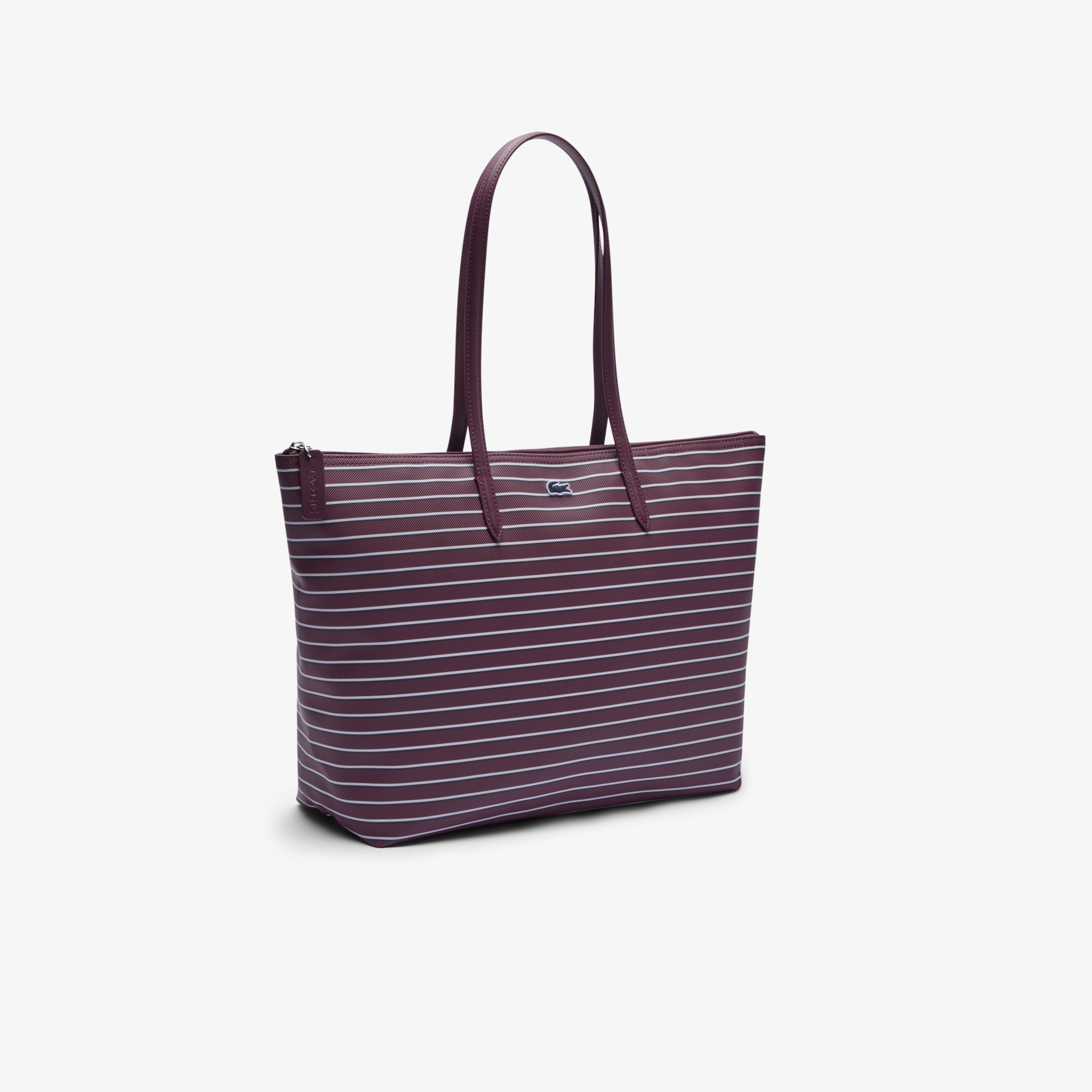 Large Striped L.12.12 Concept Tote image number 2