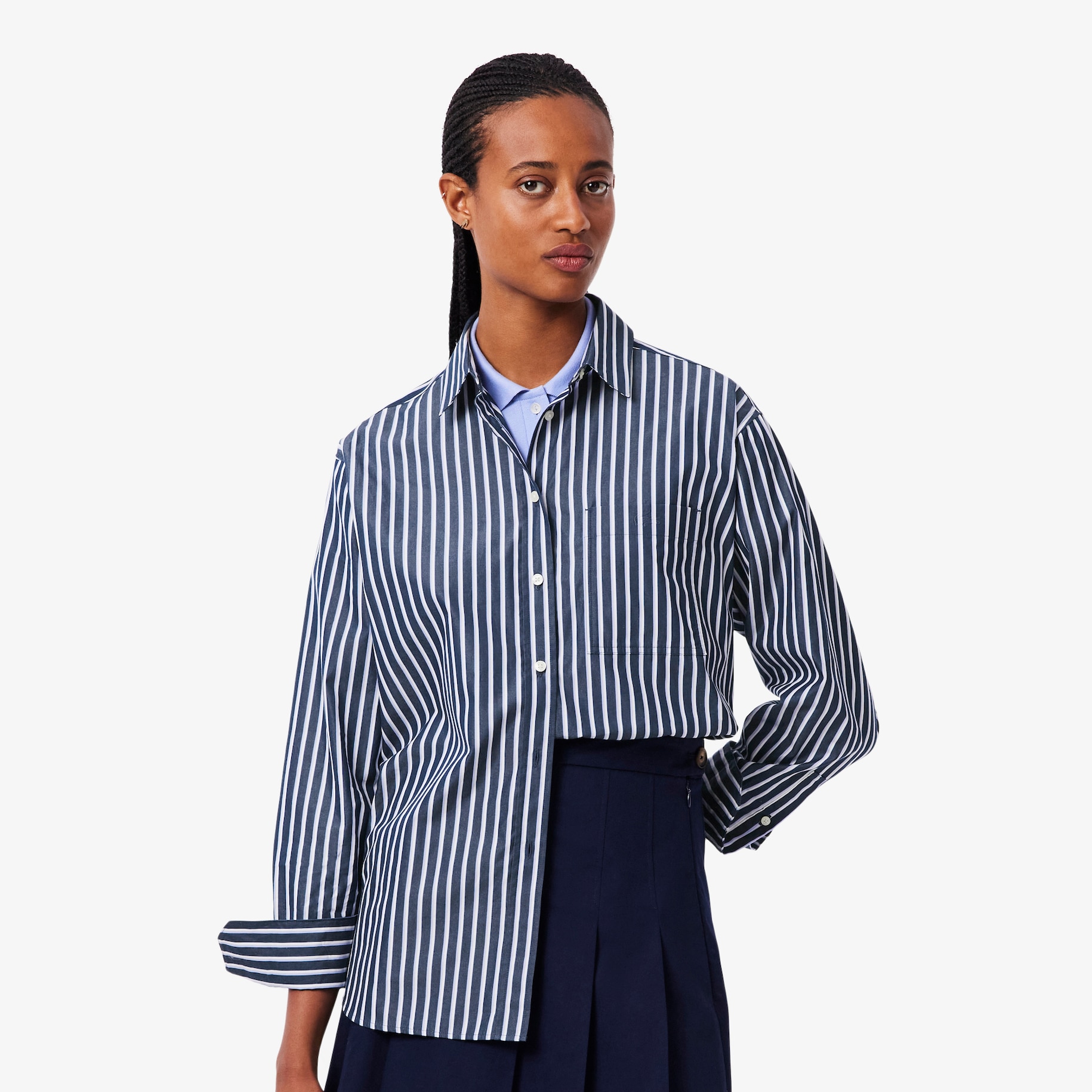 Oversized Cotton Poplin Shirt image number 0