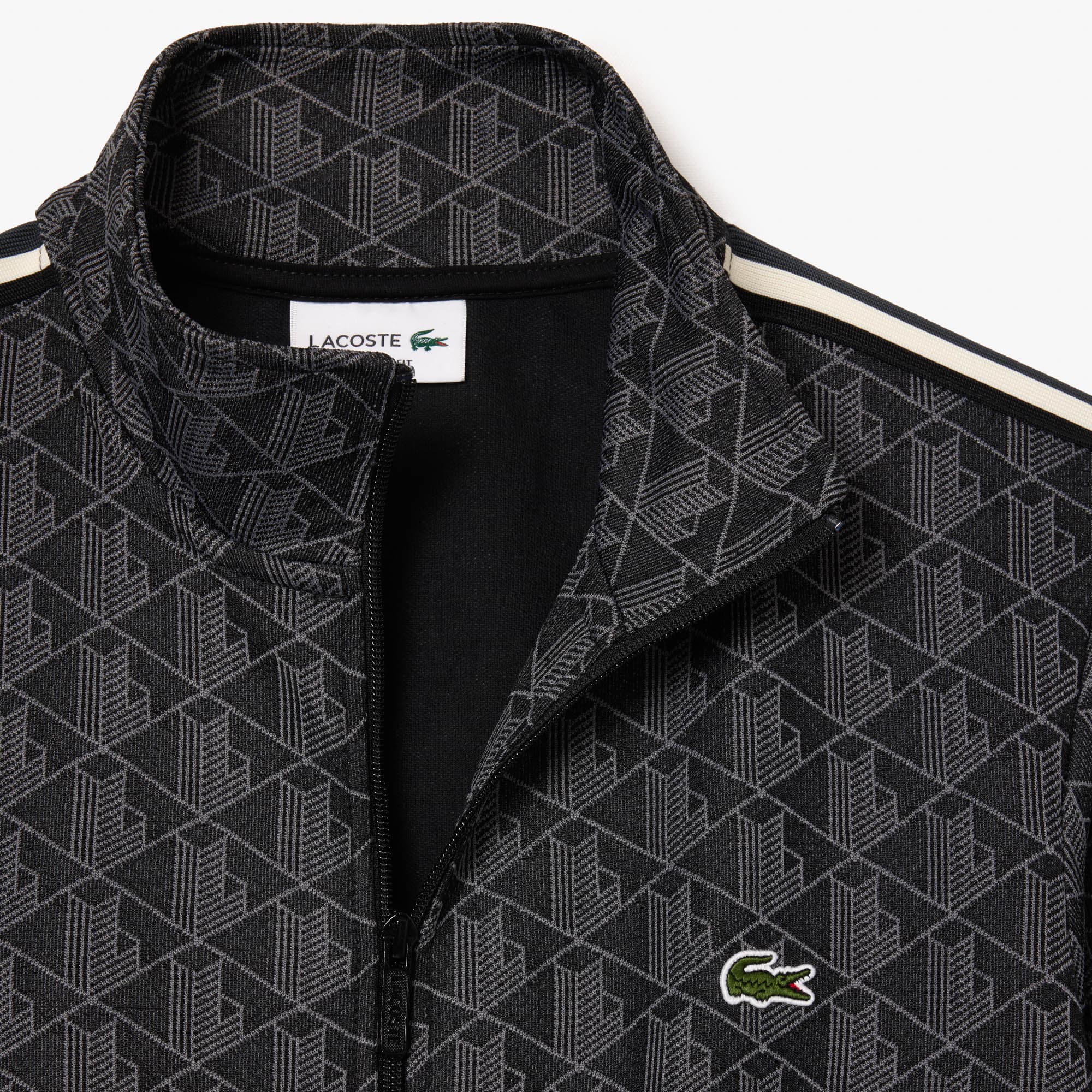 Paris Zip-Up Jacquard Track Jacket image number 4