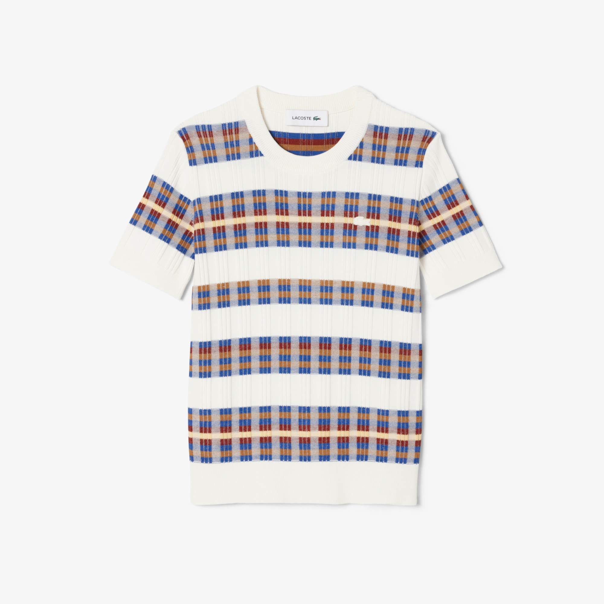 Short Sleeved Rib Knit Sweater image number 3